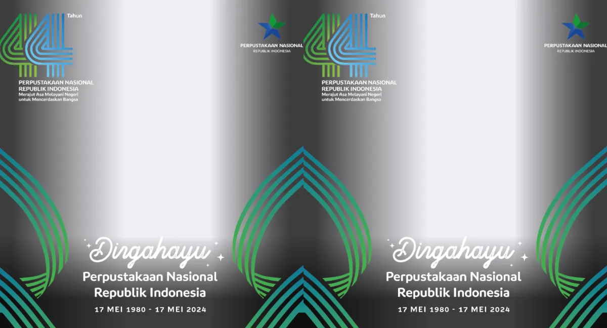 15 Twibbon HUT Perpusnas 2024, Merayakan Ulang Tahun ke 44 