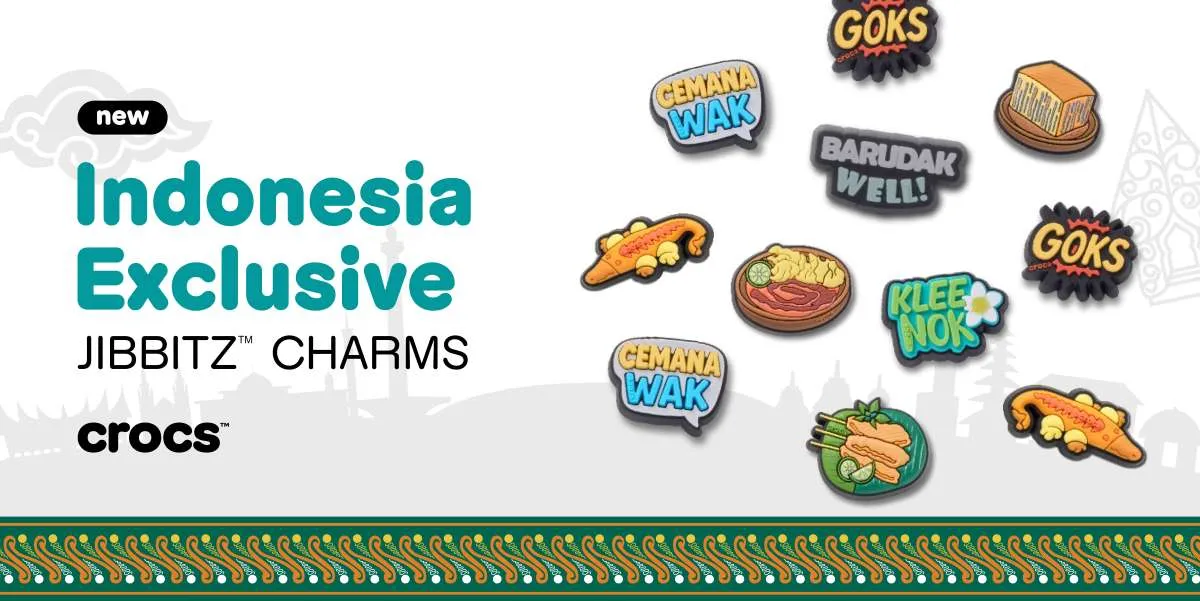 Jelang HUT RI, Crocs Bawa Jibbitz dengan Sentuhan Lokal