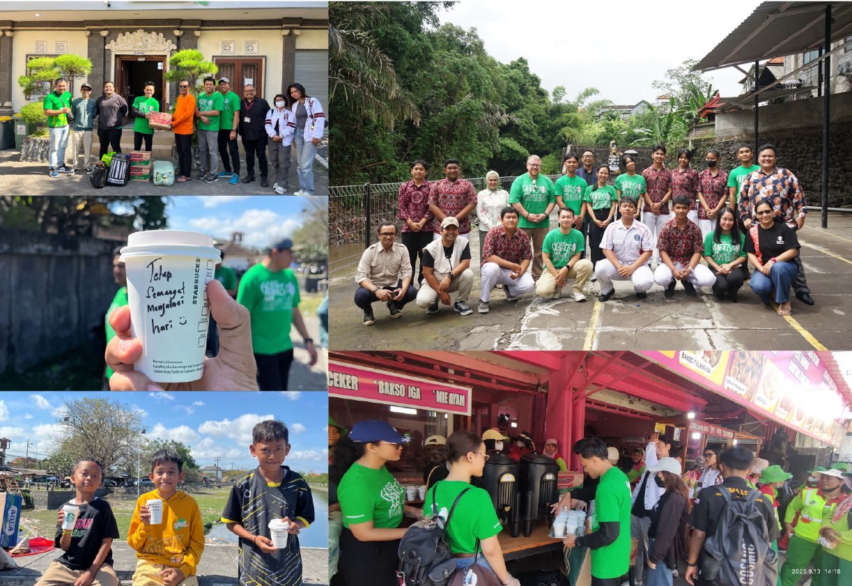 Kontan - Starbucks Pressrellease.id. Aksi cepat tanggap para partner Starbucks di Bali untuk membantu korban bencana banjir yang terjadi di bulan September 2025.