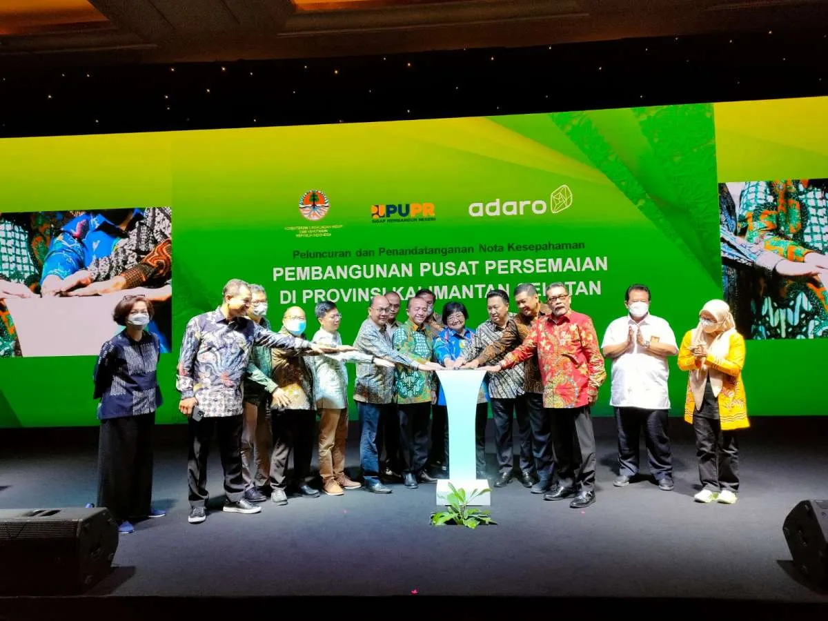 Bangun Pusat Persemaian 12 Juta Batang Di Kalsel, ADRO Gandeng Kementerian LHK & PUPR