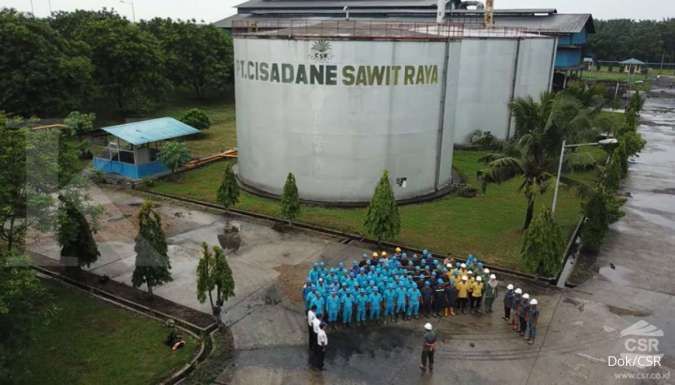 Harga minyak sawit loyo, penjualan Cisadane Sawit Raya (CSRA) ikut melandai di 2019
