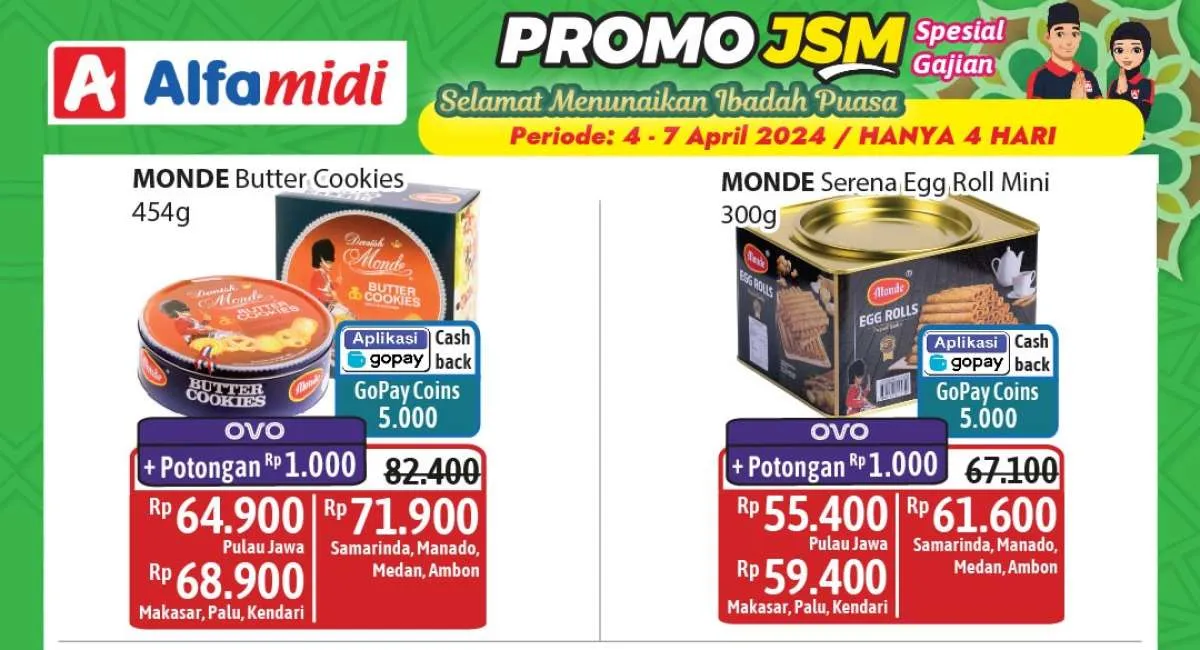 Nata De Coco Harga Spesial, Cek Promo JSM Alfamidi Spesial Gajian 5-7 April 2024