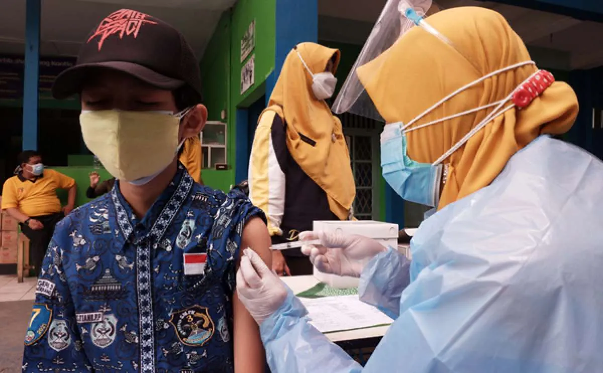 Sebanyak 548.000 anak usia 12-17 tahun telah mendapatkan vaksinasi Covid-19