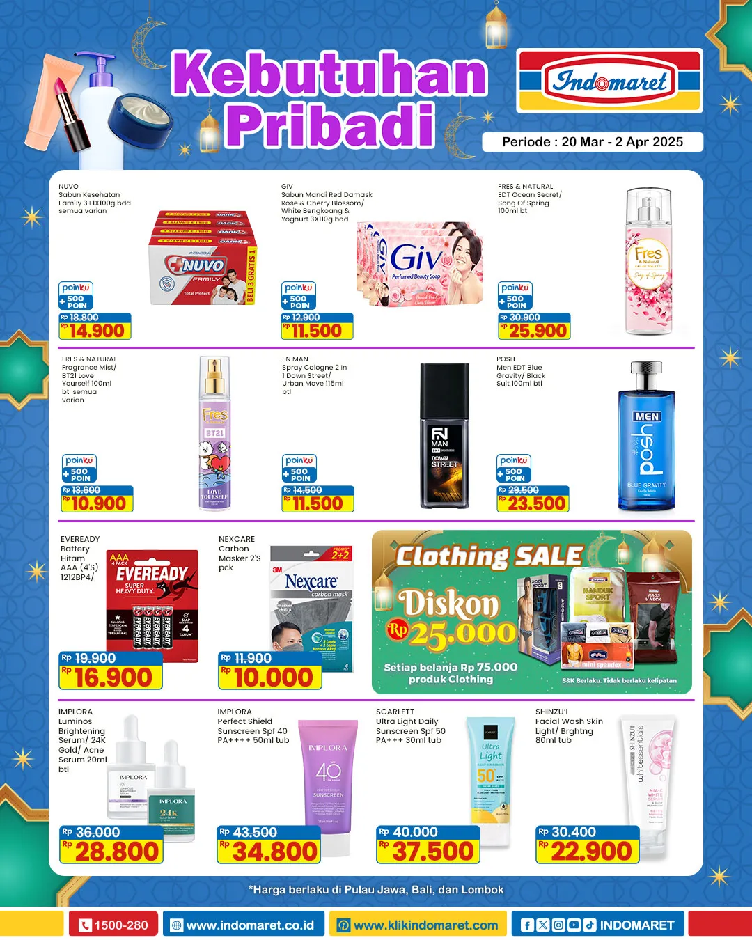 Promo Indomaret Super Hemat Periode 20 Maret-2 April 2025