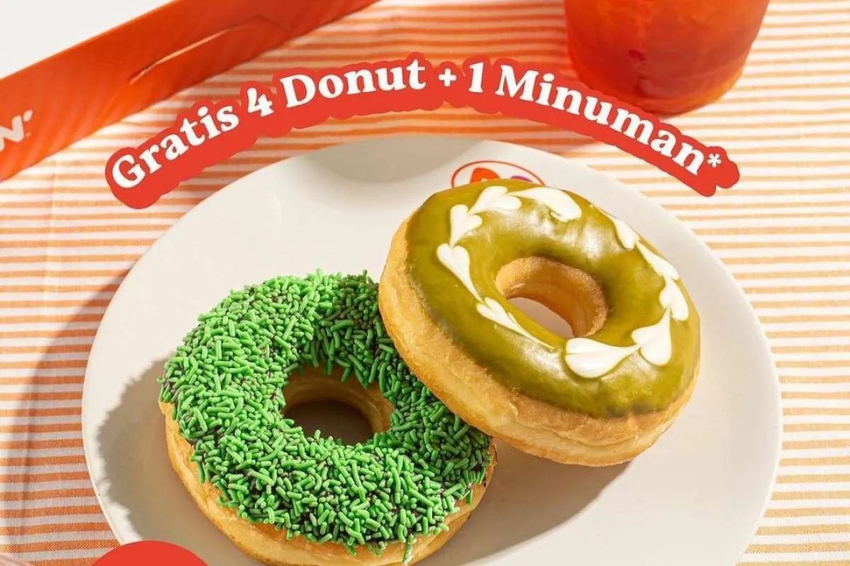 Promo Dunkin 1-31 Juli 2023, Ada Gratis 4 Donat hingga Menu Unik Piccolo Latte