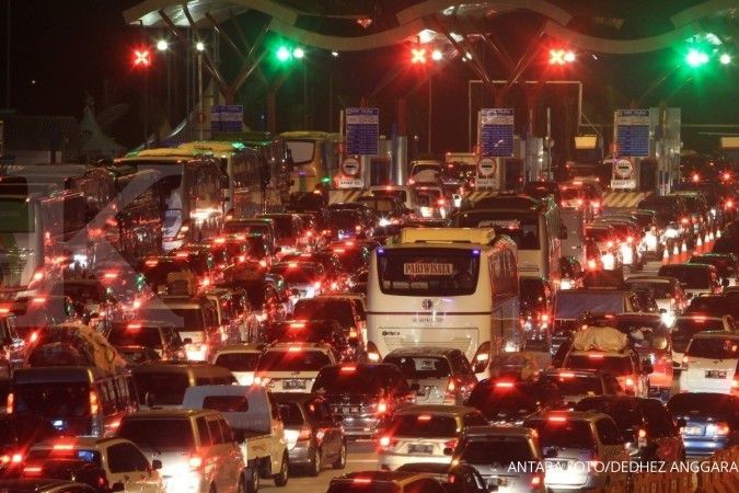 Arus balik di Tol Cipali padat