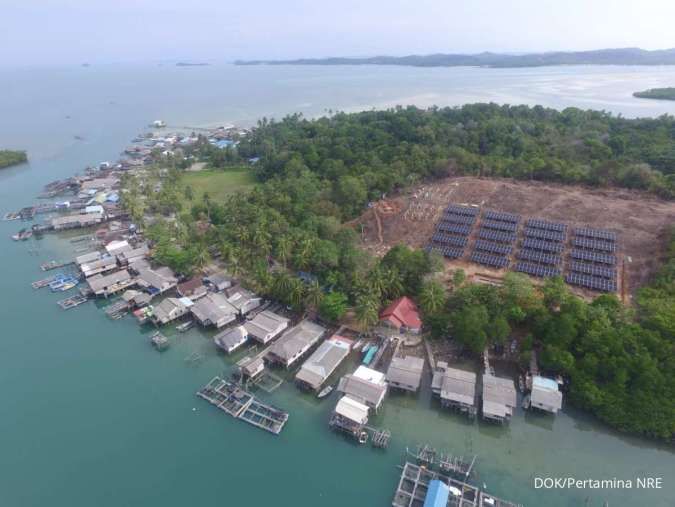 Listrik di Pulau Sembur Laut Minim, KDMP & Pertamina NRE Bangun PLTS 400 kWp