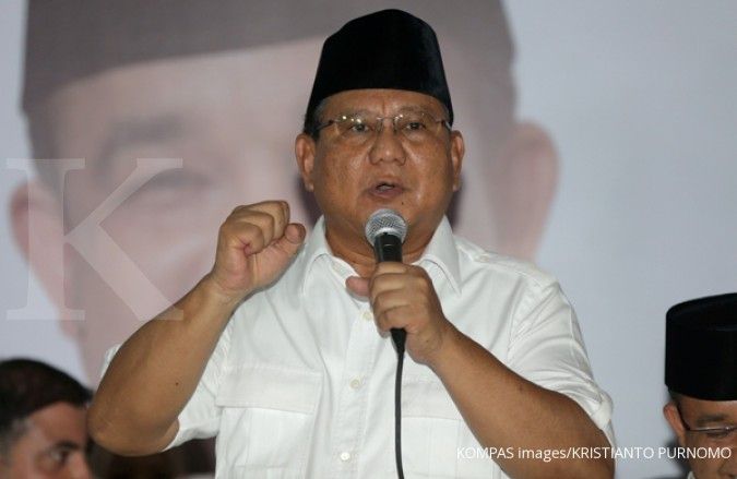 Apa kata Prabowo soal hak angket KPK? 