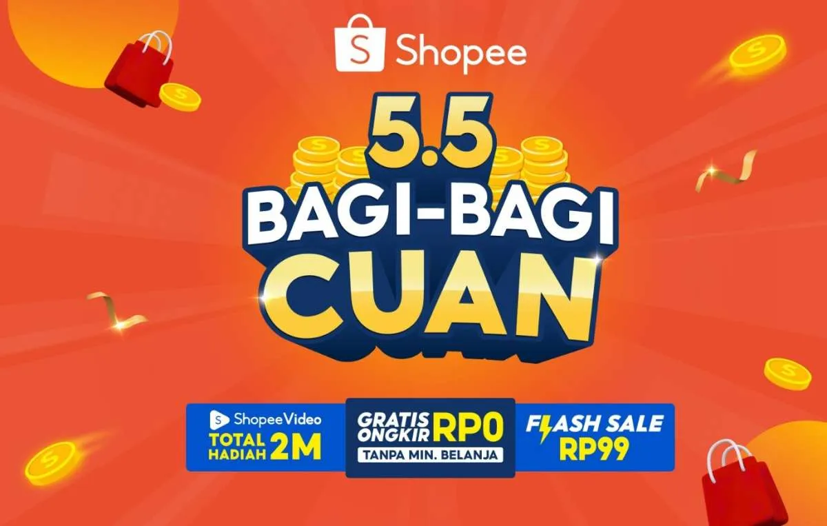 Kembali Semangat & Produktif Setelah Libur Panjang Bersama Shopee 5.5 Bagi Bagi Cuan