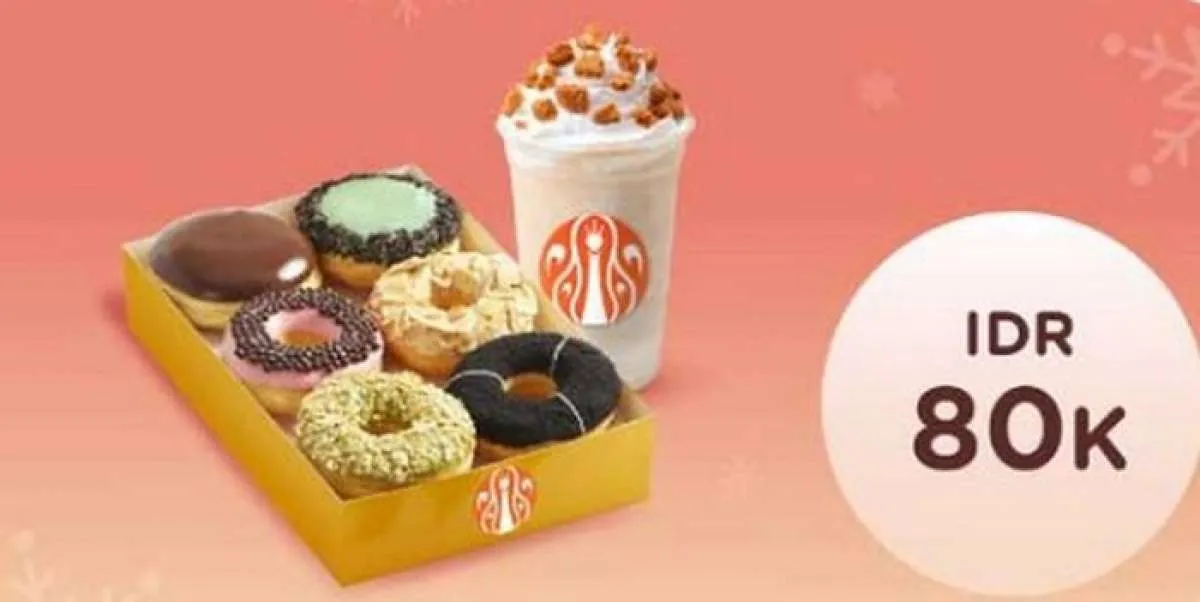 Promo J.CO mingguan terbaru di Desember 2021, paket menarik harga Rp 80.000 saja