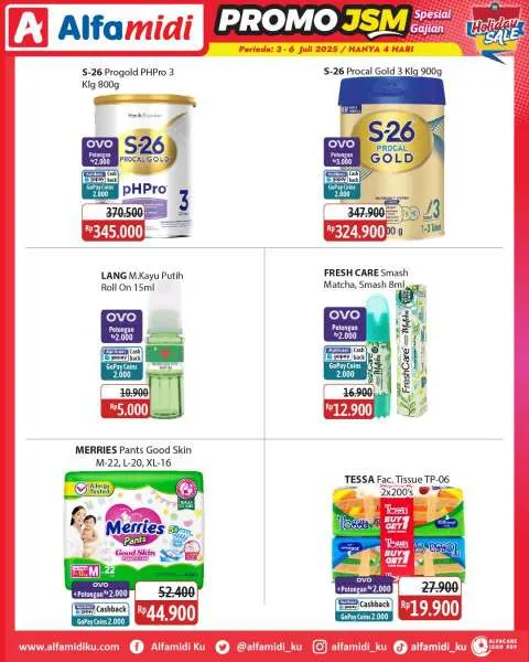 Promo JSM Alfamidi Hanya 4 Hari Periode 3-6 Juli 2025