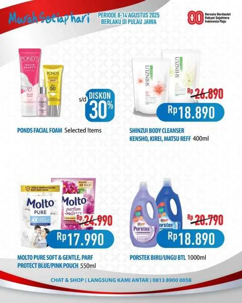 Promo JSM Hypermart Hyper Diskon Weekend Periode 8-11 Agustus 2025