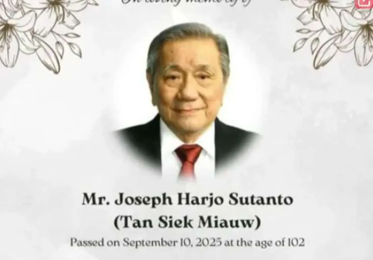 Biografi Harjo Sutanto, Salah Satu Pendiri Wings Group yang Wafat di Usia 102 Tahun