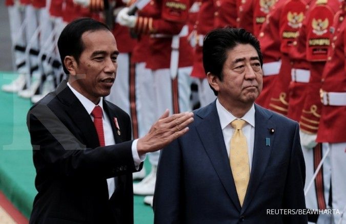 Dikunjungi PM Abe, Jokowi minta banyak ke Jepang