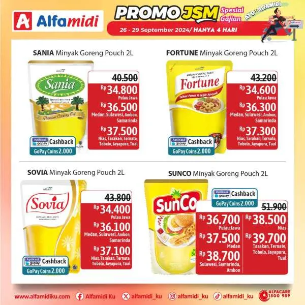 Promo JSM Alfamidi Hanya 4 Hari Periode 26-29 September 2024