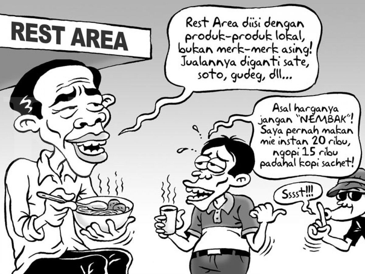 Benny Rachmadi - Produk Lokal di Rest Area Tol