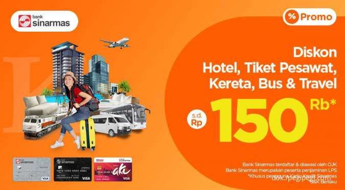 Promo Kartu Kredit Sinarmas, Diskon Semua Produk PegiPegi Hingga Rp 150.000