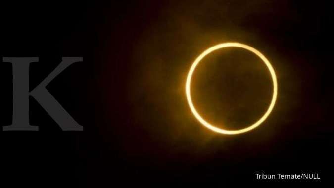 Matahari gambar cincin benar gerhana adalah yang Proses Terjadinya