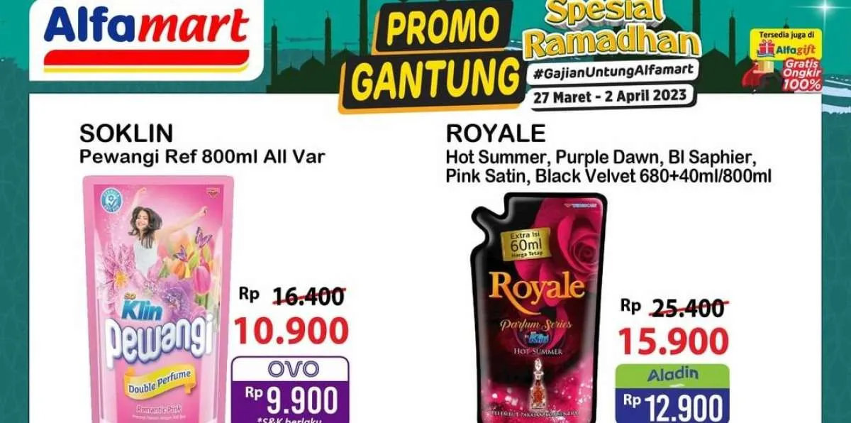 Katalog Promo Alfamart Gajian Untung 30 Maret 2023, Belanja Kebutuhan Rumah Tangga