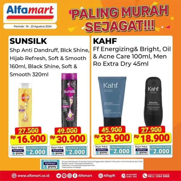 Promo Alfamart Paling Murah Sejagat Periode 16-23 Agustus 2024