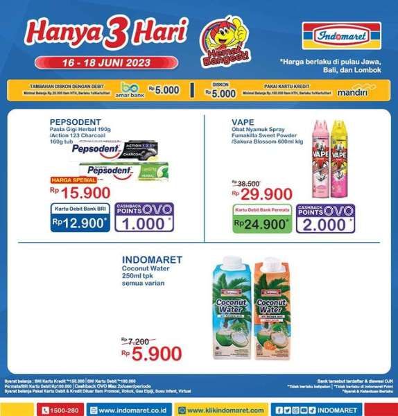 Promo JSM Indomaret Periode 16-18 Juni 2023