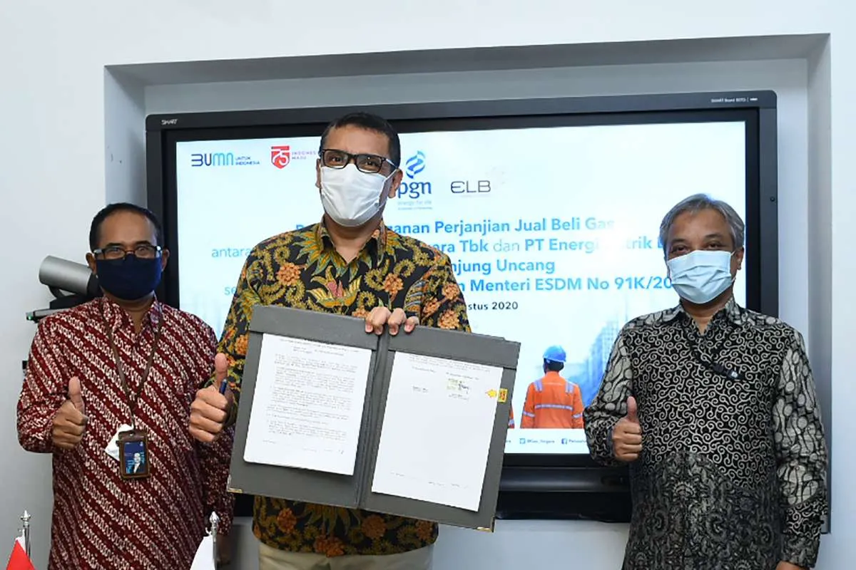 PGN teken perjanjian jual beli gas dengan Energi Listrik Batam