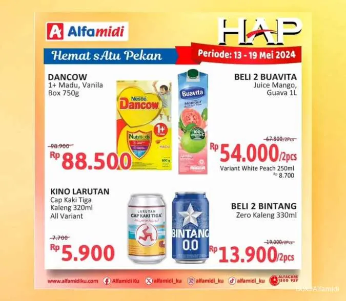 Promo Alfamidi Hemat Satu Pekan Periode 13-19 Mei 2024