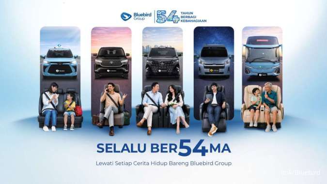 Promo 54 Tahun Bluebird dari Diskon 54% hingga Program Langganan Rp 54