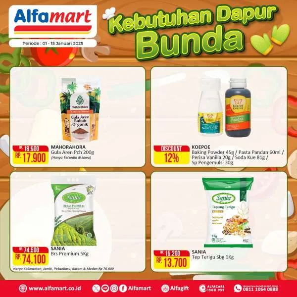 Promo Alfamart Kebutuhan Dapur Periode 1-15 Januari 2025
