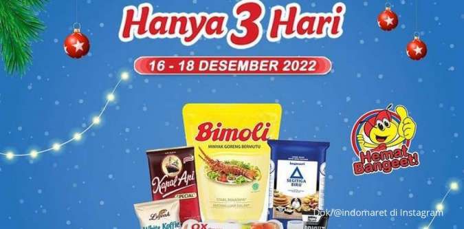 Katalog Harga Promo JSM Indomaret 16-18 Desember 2022, Promo Hanya 3 Hari