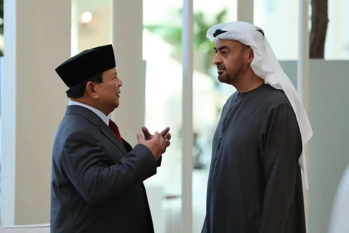 Prabowo Bertemu Presiden MBZ, Bahas Upaya Perdamaian di Gaza