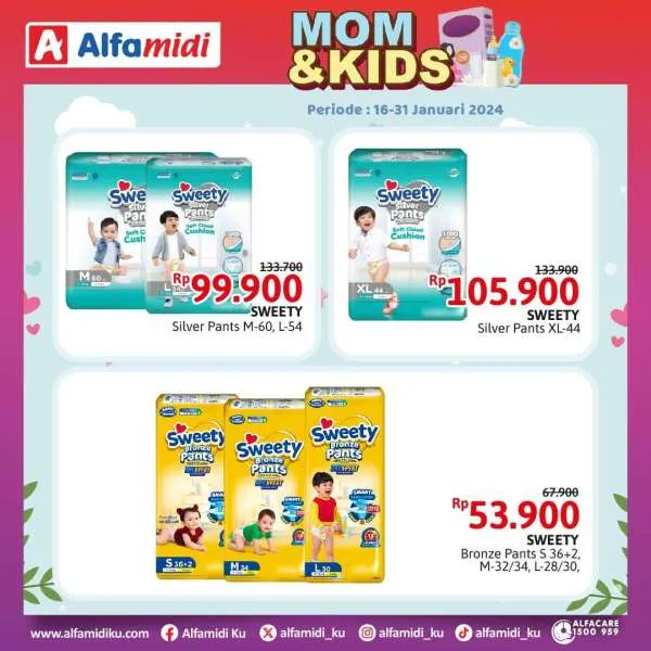 Promo Alfamidi Mom & Kids Periode 16-31 Januari 2024