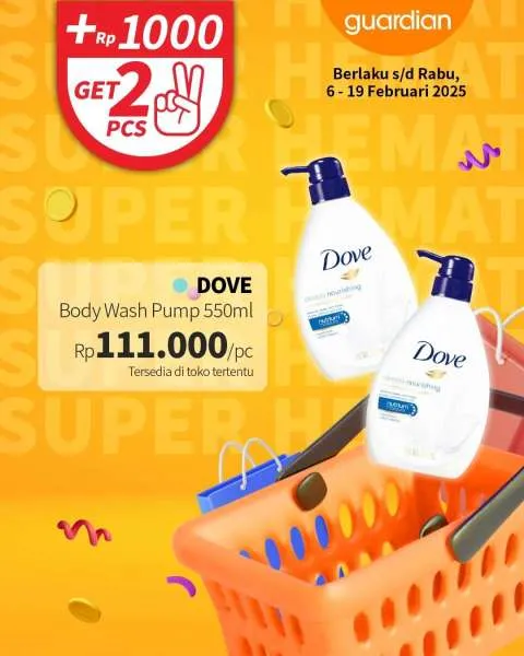 Promo Guardian Super Hemat Periode 6-19 Februari 2025