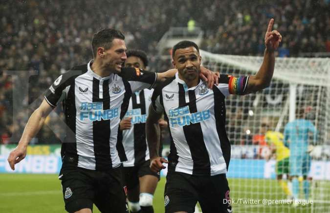 Hasil Liga Inggris Newcastle vs Norwich City: The Canaries tahan The Magpies 1-1