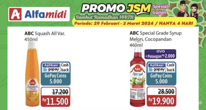 Katalog Promo JSM Alfamidi 29 Februari-3 Maret 2024, Durian Monthong Mulai Rp5.000-an