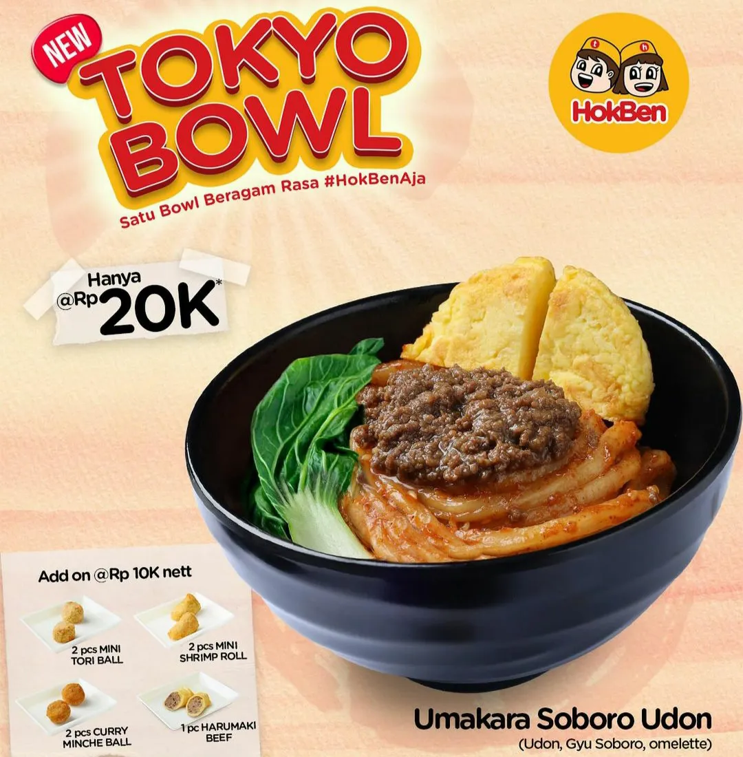 Promo Hokben menu baru Tokyo Bowl