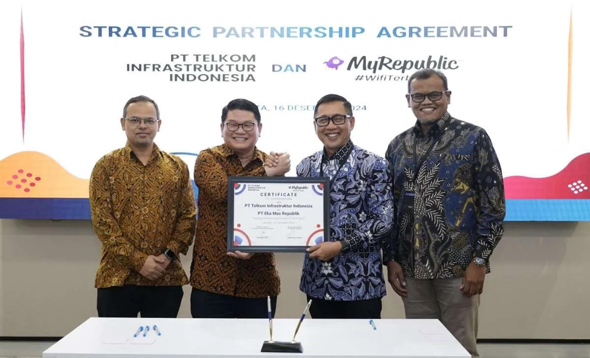 PT Telkom Infrastruktur Indonesia&MyRepublic Kerjasama Hadirkan Internet Berkualitas