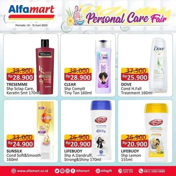 Promo Alfamart Personal Care Fair Periode 1-15 Juni 2023