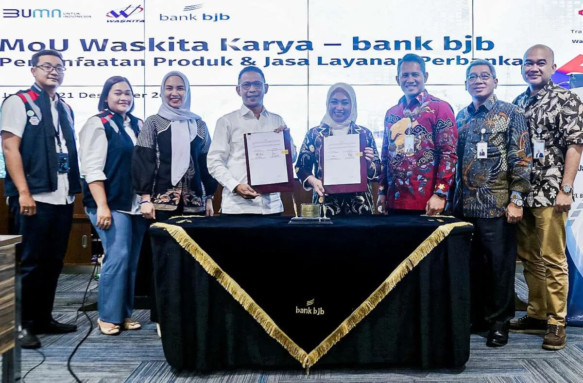 Perkuat Kerjasama dengan BUMN, Bank Bjb Teken MoU Layanan Perbankan dengan Waskita