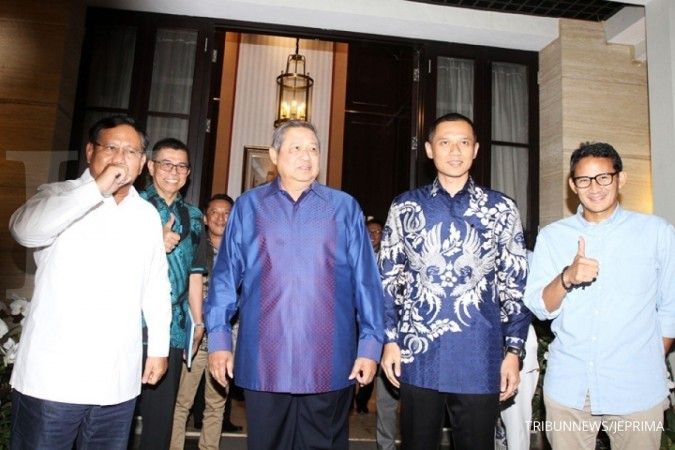 SBY dan AHY tak hadir ke kediaman Prabowo