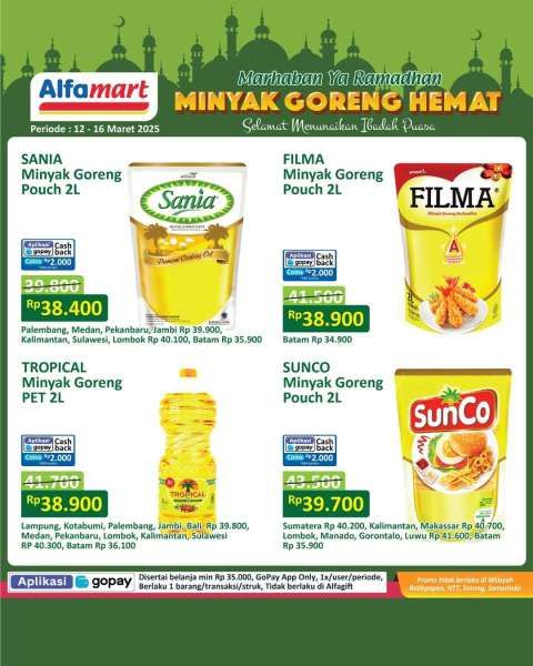 Promo Minyak Goreng Hemat di Alfamart 12-16 Maret 2025