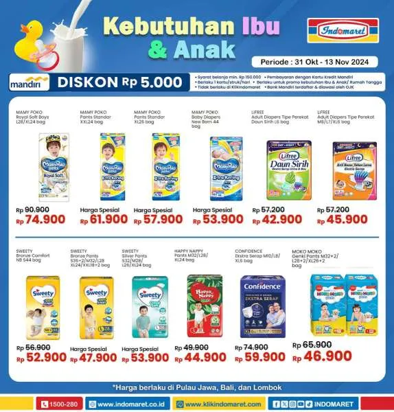 Promo Indomaret Super Hemat Periode 31 Oktober-13 November 2024