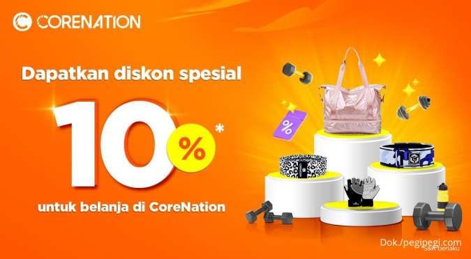 Dapatkan Diskon Spesial 10% Belanja di CoreNation, Pesan Dulu Produk PegiPegi