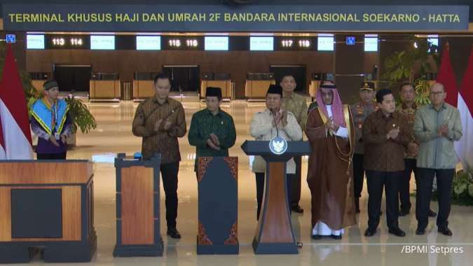 Presiden Prabowo Resmikan Terminal Khusus Haji-Umrah Bandara Soetta