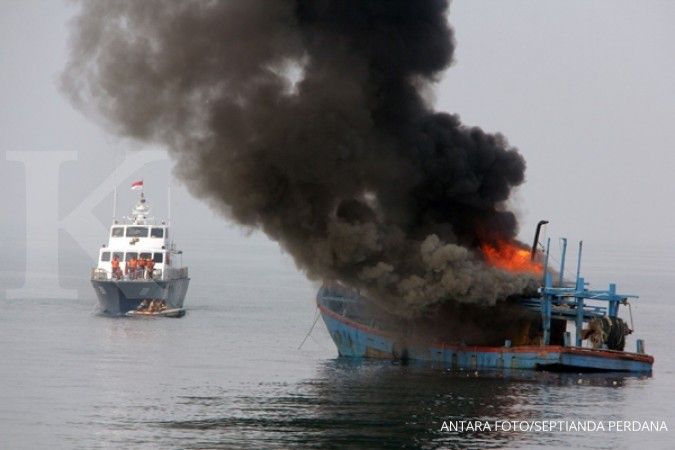 Curi ikan, 10 kapal Vietnam ditangkap