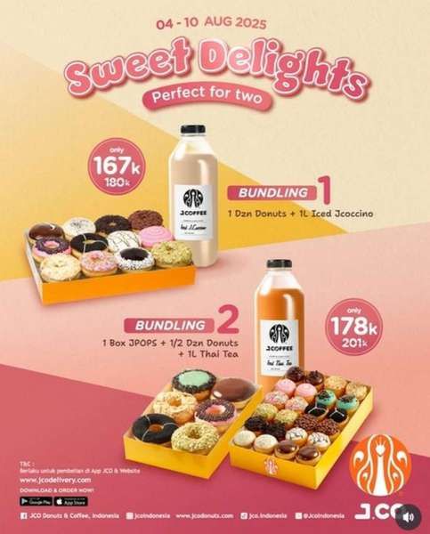 Promo J.CO Mingguan 4-10 Agustus 2025