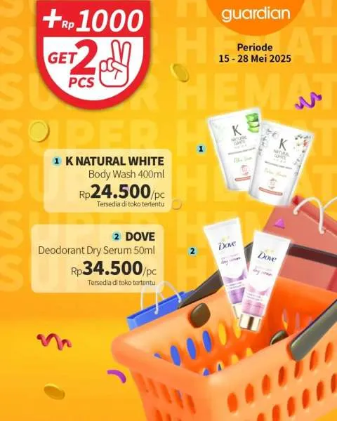 Promo Guardian Super Hemat Periode 15-28 Mei 2025