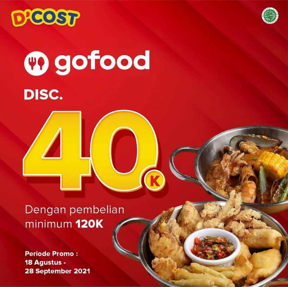 Promo Diskon D’Cost Seafood Lewat Gopay Hingga Debit BRI