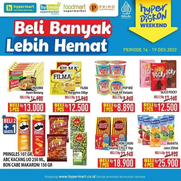 Harga Promo JSM Hypermart 16-19 Desember 2022