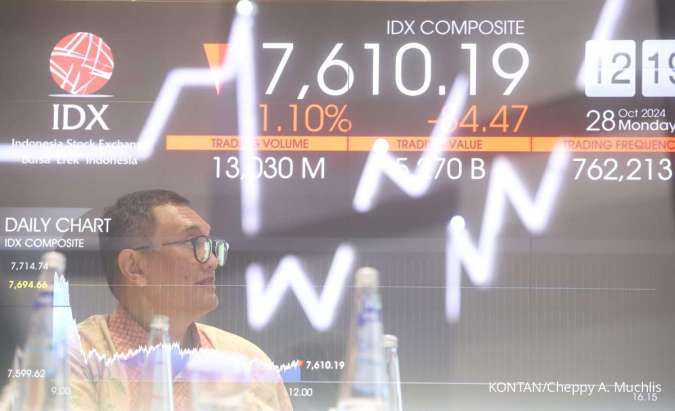 IHSG Turun 5 Hari Beruntun, Cek 10 Saham Net Sell Terbesar Asing, Selasa (29/10)